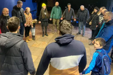 Cristãos ucranianos reunidos em momento de oração. (Foto ilustrativa: Portas Abertas)