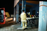 O grupo de cristãos encontraram e socorreram um homem gravemente ferido. (Foto: Banda B/Cristiano Vaz).