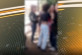 Momento da briga entre os alunos. (Foto: Captura de tela/Vídeo Ricmais)