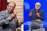 Pastores Josué Gonçalves e Estevam Fernandes. (Foto: Reprodução/Montagem/Redes Sociais)