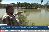Scot Wolfe, de 56 anos, salvou uma mulher que se afogava em um lago, na Califórnia. (Foto: Reprodução/ABC News San Diego).