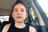 Cassidy Kellagher foi visitada por um anjo no quarto do hospital. (Foto: YouTube/Cassidy Kellagher).