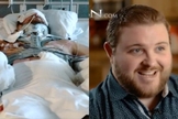 Cody Byrns sobreviveu a queimaduras de 4°. (Foto: Reprodução/CBN News).