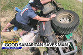 Eli Shipman salvou um homem que foi esmagado por um cortador de gramas. (Foto: Reprodução/ ABC News).