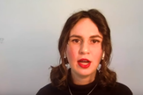 Sophia Galvin fala sobre seu testemunho e ministério. (Captura de tela/YouTube/Allie Beth Stuckey)