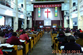 Programa de treinamento realizado em igreja na China. (Foto: Linfen Church)