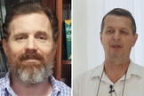 Hebraísta Getúlio Cidade e rabino Mário Moreno. (Foto: Montagem/Guiame)