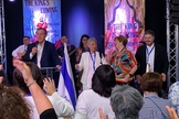 Pastores Tom Hess, Cindy Jacobs e Joel Engel. (Foto: Ministério Engel)