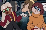 Da esquerda, Coco Diablo, Salsicha e Velma em "Trick or Treat Scooby-Doo!" (Reprodução: Animação Warner Bros.)