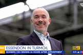 Andrew Thorburn precisou escolher entre o emprego no Essendon ou o cargo na City on a Hill Church. (Foto: Reprodução/YouTube/9 News Australia).
