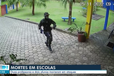 Câmeras registram suspeito dos ataques a duas escolas em Aracruz, no ES. (Captura de tela/G1)