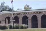 Fachada do Departamento de Polícia de Swainsboro, na Geórgia (EUA). (Foto: Reprodução/Twitter FFRF)