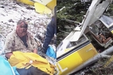 A família Brown sobreviveu milagrosamente a uma queda de avião. (Foto: Reprodução/CBN News).