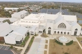 A White's Chapel de Southlake, no Texas, votou para deixar a Igreja Metodista Unida. (Captura de tela: YouTube/Drone Star State)