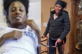 Naomi Bogale deu seus primeiros passos, em um verdadeiro milagre. (Foto: Reprodução/YouTube/CBS Colorado).