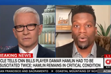 Benjamin Watson lembrou que todos enfrentarão a morte e que há salvação em Jesus. (Foto: Reprodução/Twitter/Benjamin Watson/CNN).