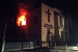 Uma igreja evangélica em Kherson foi atingida durante bombardeio russo. (Foto: Facebook/Поліція Херсонської області).