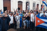 Protestos em Cuba. (Foto: Wikimedia Commons)