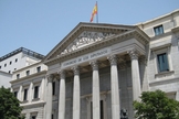 Palacio de las Cortes, em Madrid, sede do Parlamento espanhol. (Foto: Wikipedia/Creative Commons)