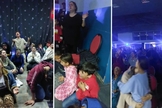 Cenas do avivamento na igreja dos ciganos, na Bulgária. (Foto: Capturas de tela/Vídeo God TV)
