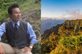 Ao cair de uma montanha no Havaí, Danny Yamashiro sofreu lesões cerebrais e ficou em coma. (Foto: Reprodução/YouTube/GoodLife Today Media/Unsplash/Benjamin Rascoe).