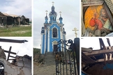 Igrejas na Ucrânia destruídas por ataques russos na região de Kiev. (Foto: Serviço Estatal da Ucrânia para Assuntos Étnicos e Liberdade de Consciência - DESS)
