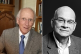 John Piper e Tim Keller. (Foto Montagem: Captura de tela/YouTube Desiring God/Divulgação)