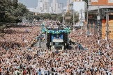 Dez trios elétricos levaram louvor e oração durante a Marcha. (Foto: iGospel).