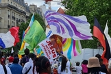 Milhares marcharam para Jesus em Paris. (Foto: Twitter/Marche Pour Jésus 34)