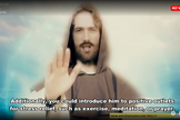 A live no Twitch oferece interação com um “Jesus digital”. (Foto: Reprodução/Twitch/ask_jesus).
