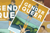 Capa do livro “Gender Queer”, que traz ilustrações sexuais explícitas. (Montagem Guiame: divulgação)