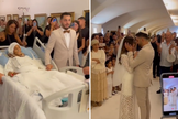 Casamento aconteceu em hospital de Israel. (Captura de tela/Instagram/Jewish Breaking News)