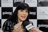 Fernanda Brum na Expoevangélica 2023, em Fortaleza. (Foto: Guiame/Marcos Paulo Corrêa).