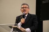 Glauco Barreira ministrou na Expoevangélica 2023, em Fortaleza. (Foto: Guiame/Marcos Paulo Corrêa).