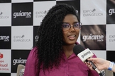 Keilla Júnia na Expoevangélica 2023. (Foto: Reprodução/Guiame).