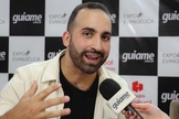 Arthur Callazans na Expoevangélica. (Foto: Reprodução/Guiame).