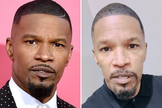 Jamie Foxx antes e após hospitalização por “complicação médica”. (Captura de tela/Instagram/Jamie Foxx)