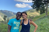 Alix Dorsainvil e seu marido Sandro Dorsainvil, fundador da El Roi Haiti. (Foto: El Roi Haiti).