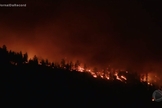 As chamas devastaram parte da ilha de Tenerife. (Foto: Reprodução/YouTube/Jornal da Record)