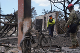 Capelães ajudam vítimas dos incêndios florestais em Maui. (Foto: Aliança Cristã e Missionária)