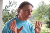 Janete Nardini, de 57 anos, foi arrastada por 18 km na enchente. (Foto: Reprodução/GZH).