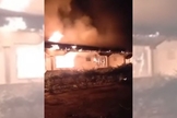 Igreja incendiada na Nigéria. (Captura de tela/Instagram Portas Abertas Brasil)
