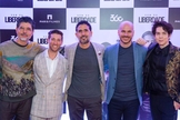 Equipe de “Som da Liberdade” na pré-estreia do filme no Rio. (Foto: Paulo Tauil)