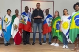 Pastores e missionários no Haiti. (Captura de tela: YouTube) 