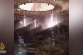 Incêndio em casamento no Iraque deixa mais de 100 mortos. Captura de tela/YouTube/Al Jazeera)