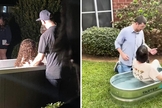 Batismos após a exibição de “The Blind”. (Foto: Reprodução/CBN News/Instagram/Phil Robertson)