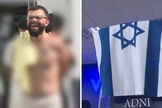 Homem é preso depois de interromper culto no ES. (Foto: TV Gazeta/Reprodução/G1)