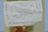 Os criminosos vilipendiaram o altar do templo com um ritual satânico. (Foto: Reprodução/G1).