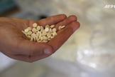 Captagon: droga é proibida na maioria dos países. (Captura de tela/YouTube/AFP)