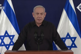 O primeiro-ministro de Israel, Benjamin Netanyahu. (Captura de tela/YouTube/The Telegraph)